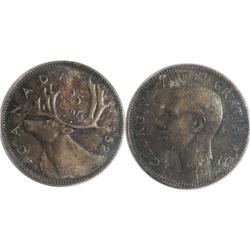 1952 Canada Twenty-Five Cents-ICCS MS62