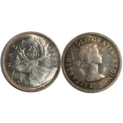 1953NSF LD Canada Twenty-Five Cents-ICC