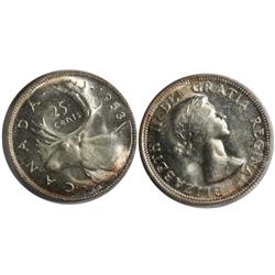 1953SD Canada Twenty-Five Cents-ICCS MS