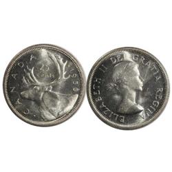 1956 Canada Twenty-Five Cents-ICCS MS63