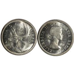1959 Canada Twenty-Five Cents-ICCS MS63