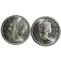 1959 Canada Twenty-Five Cents-ICCS MS64
