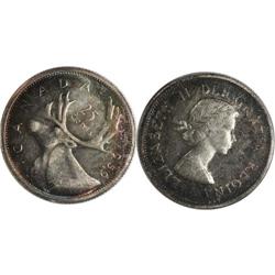 1959 Canada Twenty-Five Cents-ICCS MS64