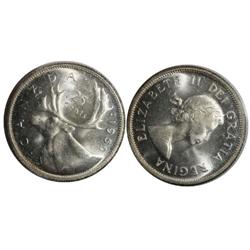 1959 Canada Twenty-Five Cents-ICCS MS65