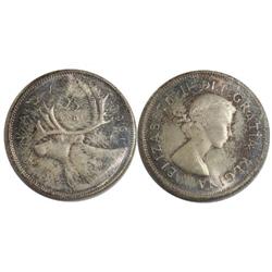 1961 Canada Twenty-Five Cents-ICCS MS65