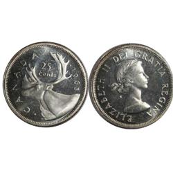 1963 Canada Twenty-Five Cents-ICCS PL65