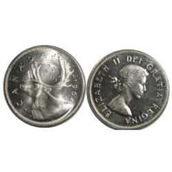 1964 Canada Twenty-Five Cents-ICCS MS64