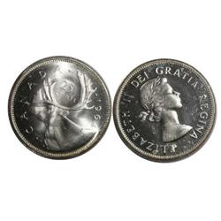 1964 Canada Twenty-Five Cents-ICCS MS64