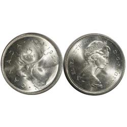 1966 Canada Twenty-Five Cents-ICCS MS65