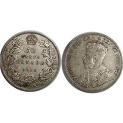 1916 Canada Fifty Cents-ICCS F15