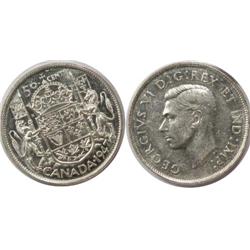 1947CR7 Canada Fifty Cents-ICCS EF40