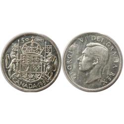 1952 Canada Fifty Cents-ICCS MS62