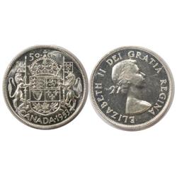 1953SD Canada Fifty Cents-ICCS MS62