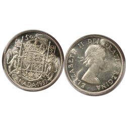 1953SD Canada Fifty Cents-ICCS MS64