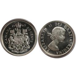 1963 Canada Fifty Cents-ICCS PL65Cam