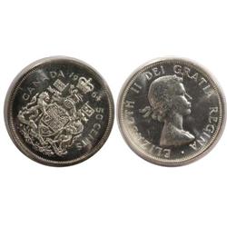 1964 Canada Fifty Cents-ICCS PL65