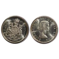 1964 Canada Fifty Cent-ICCS MS64Cam