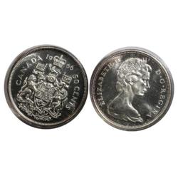 1966 Canada Fifty Cents-ICCS PL65