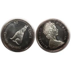 1967 Canada Fifty Cents-ICCS SP66HC