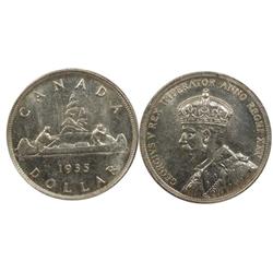 1935 Canada One Dollar-ICCS MS60