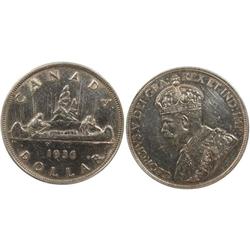 1936 Canada One Dollar-ICCS EF40