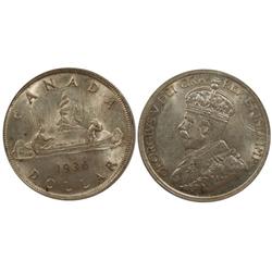 1936 Canada One Dollar-ICCS MS60