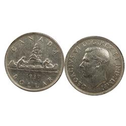 1937 Canada One Dollar-ICCS VF20