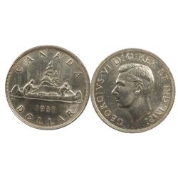 1937 Canada One Dollar-ICCS MS60