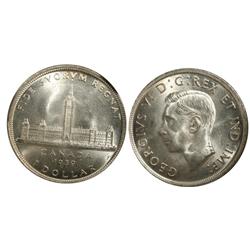 1939 Canada One Dollar-ICCS MS64