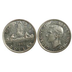 1946 Canada One Dollar-ICCS EF40