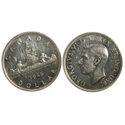 1946 Canada One Dollar-ICCS AU55