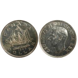 1949 Canada One Dollar-ICCS MS60