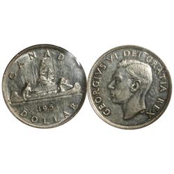 1951 Canada One Dollar-ICCS EF45