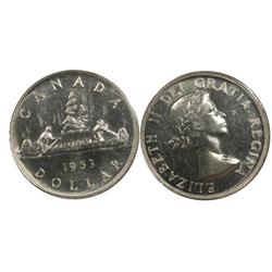 1953NSF Canada One Dollar-ICCS MS62