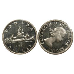 1954 Canada One Dollar-ICCS PL66Cam