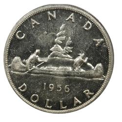 1956 Canada One Dollar-ICCS MS60