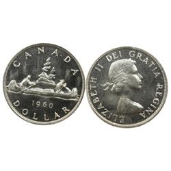 1960 Canada One Dollar-ICCS PL64