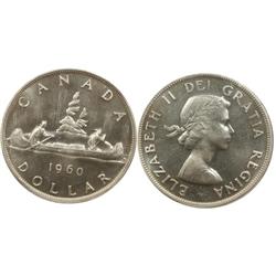 1960 Canada One Dollar-ICCS PL65