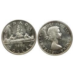 1960 Canada One Dollar-ICCS MS64Cam