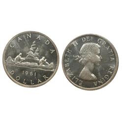 1961 Canada One Dollar-ICCS PL66Cam