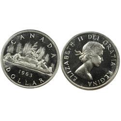 1963 Canada One Dollar-ICCS PL65Cam