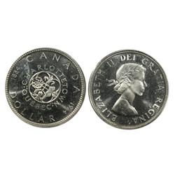 1964 Canada One Dollar-ICCS PL64