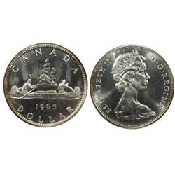 1965SB P5 Canada One Dollar-ICCS PL64