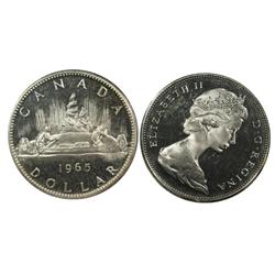 1965SB Blt5 Canada One Dollar-ICCS PL64