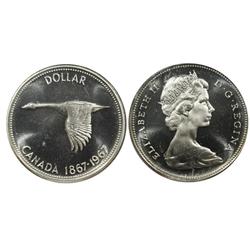 1967 Canada One Dollar-ICCS PL65