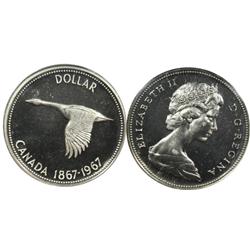 1967 Canada One Dollar-ICCS PL66
