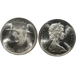 1967 Canada One Dollar-ICCS MS63