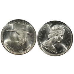 1967 Canada One Dollar-ICCS MS64