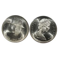 1967 Canada One Dollar-ICCS MS64