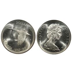 1967 Canada One Dollar-ICCS MS64